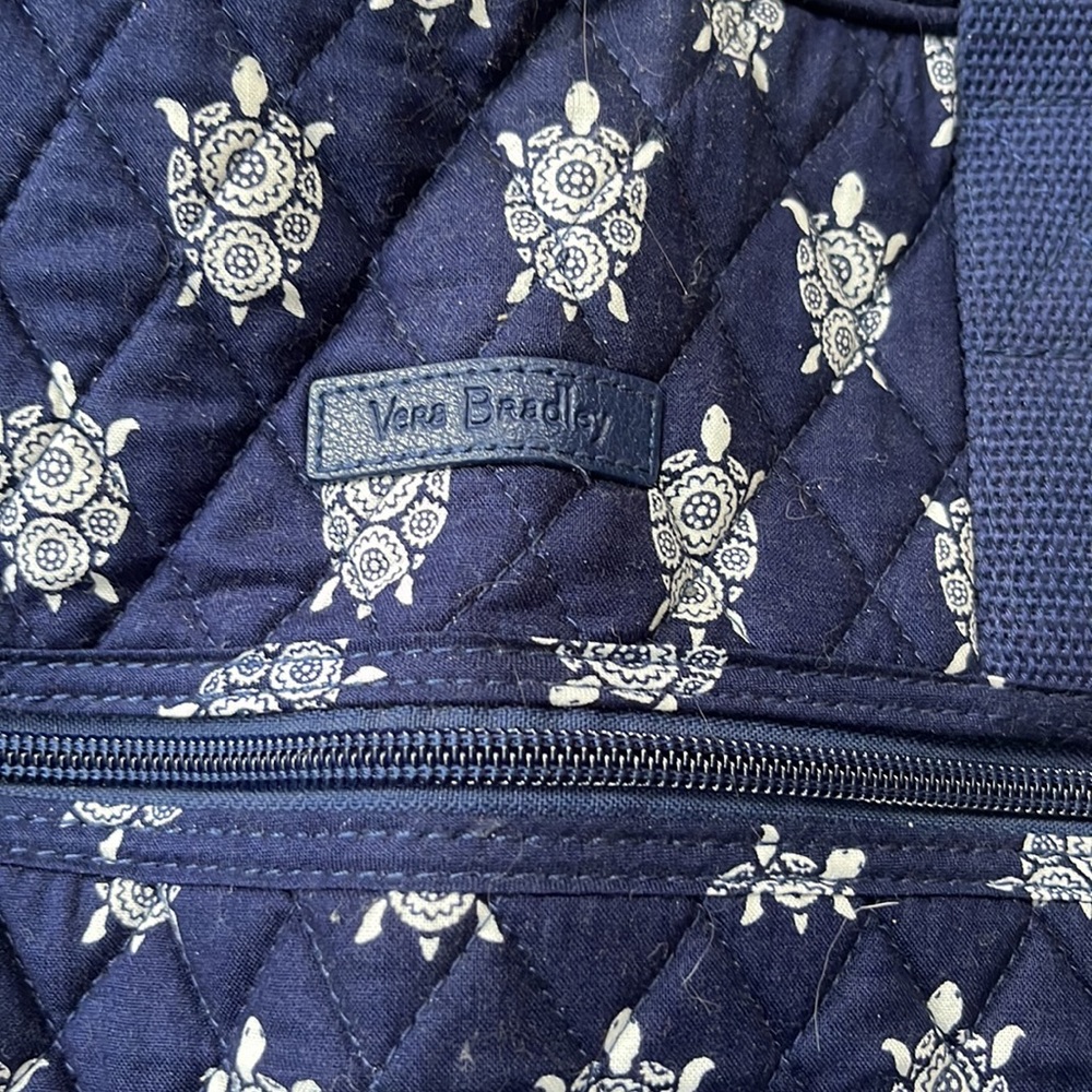 Vera Bradley Weekender Travel Bag, Turtle Pattern - Picture 2 of 3